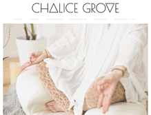 Tablet Screenshot of chalicegrove.com